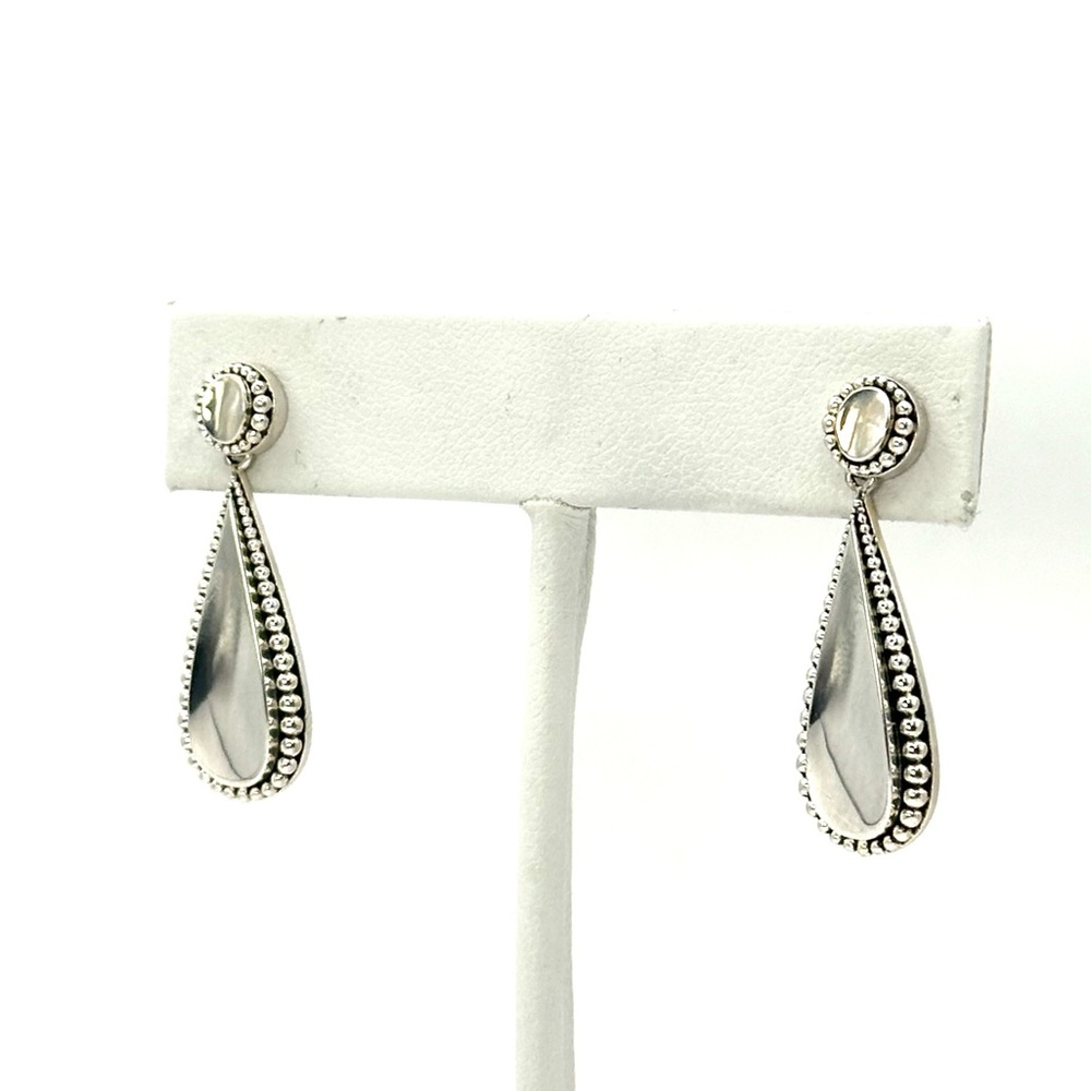 Lagos Silver TearDrop  Earrings